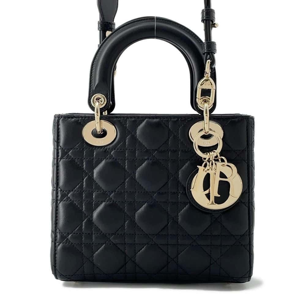 Christian Dior handbag MY ABCDIOR Cannage shoulder bag Black - Picture 1 of 12